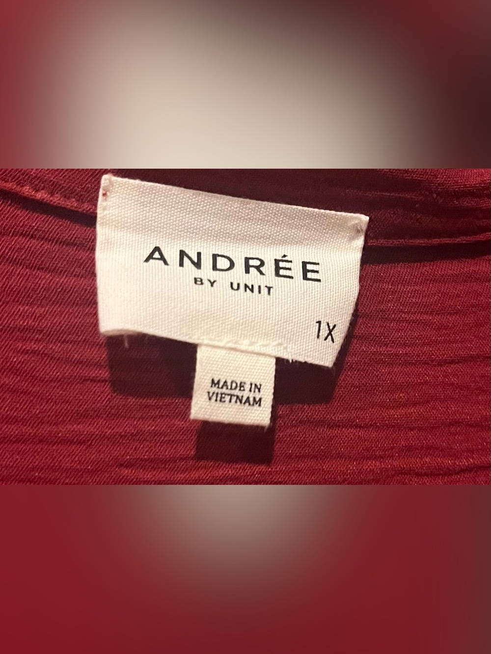 NWOT Andree by Unit ‘It’s Just A Dream’ Button Down Top 1XL - Picture 5 of 11
